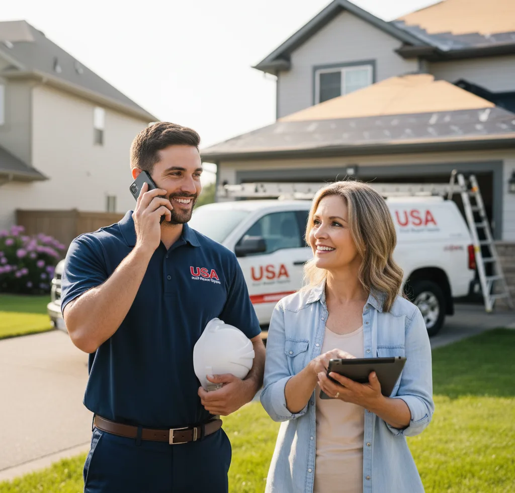 USA Roof Repair Experts customer support in Bullock